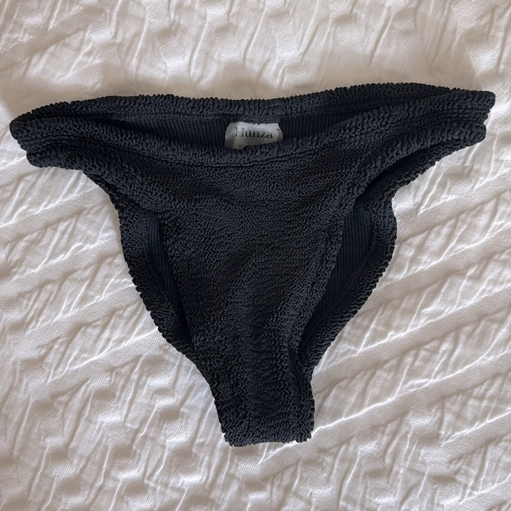 Hunza G classic bikini bottom (black)